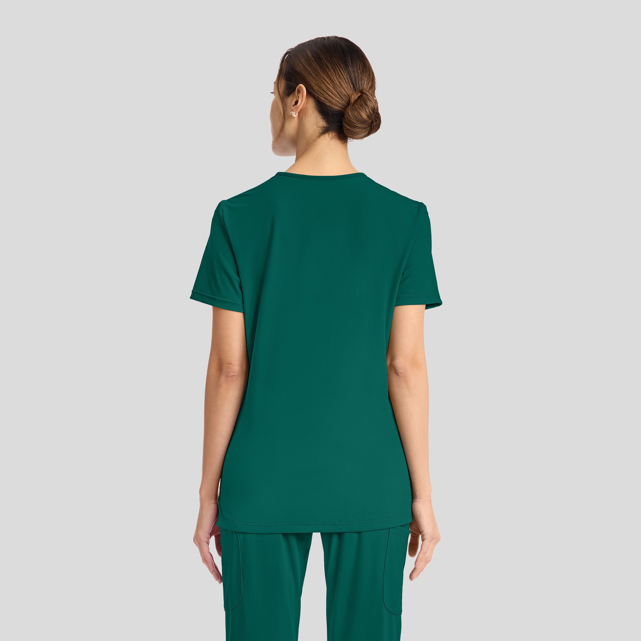 Achieve 2-Pocket Scrub Top | Hunter