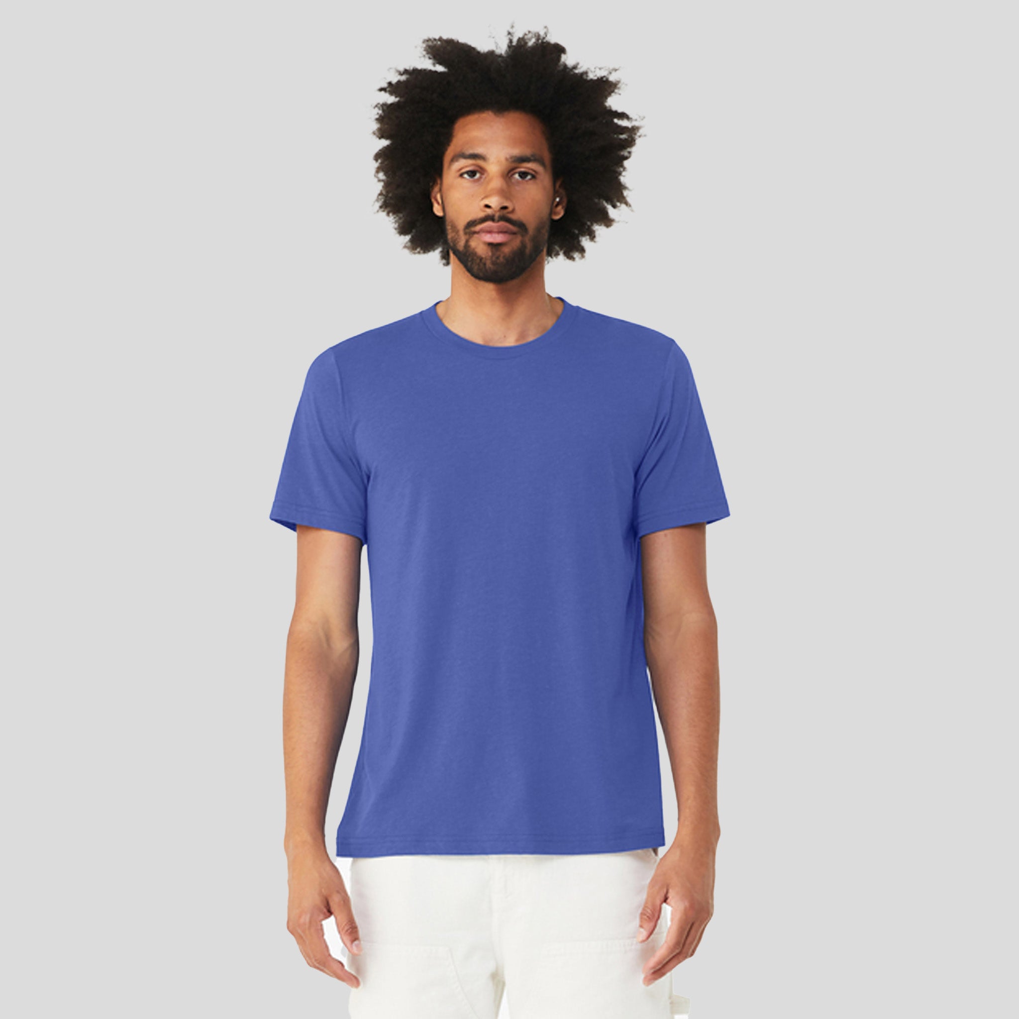 Unisex Triblend Short Sleeve Tee | Solid True Royal Triblend