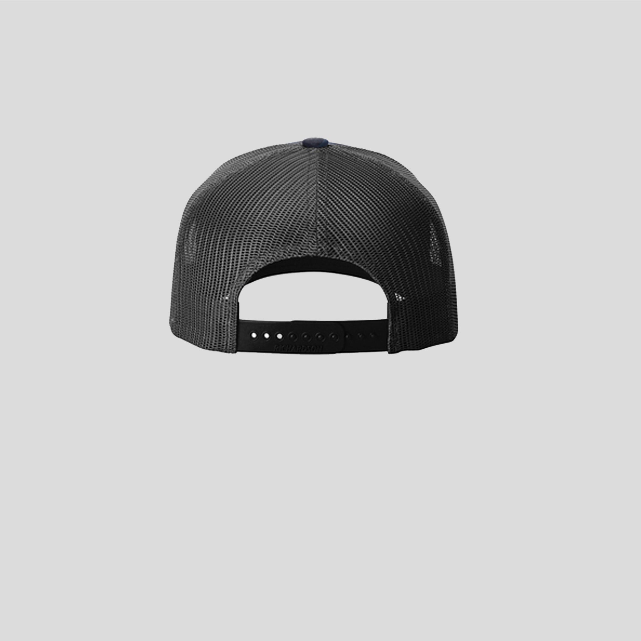 Printed Five-Panel Trucker Hat | Admiral Duck/Black