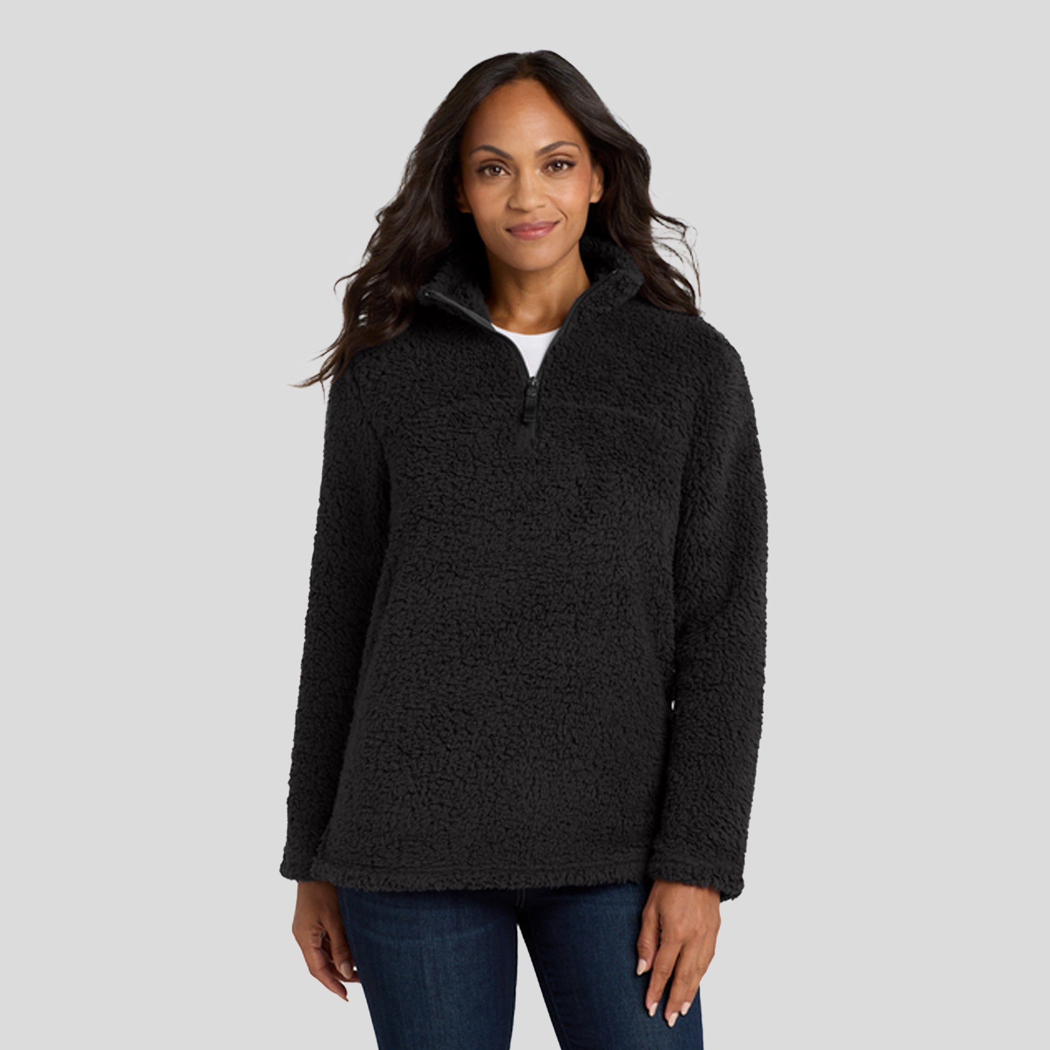 Women's Cozy 1/4-Zip Fleece | Black