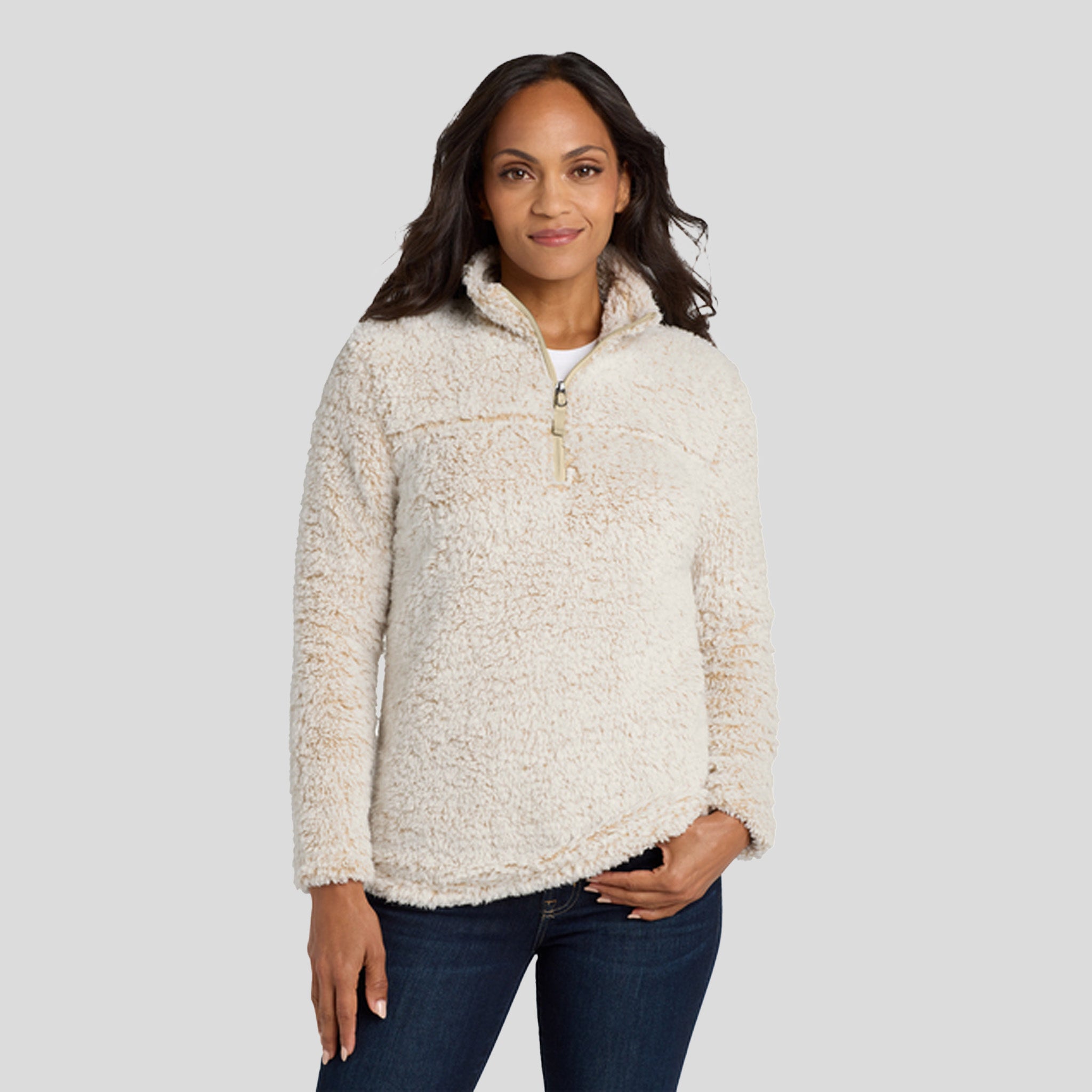 Women's Cozy 1/4-Zip Fleece | Oatmeal Heather