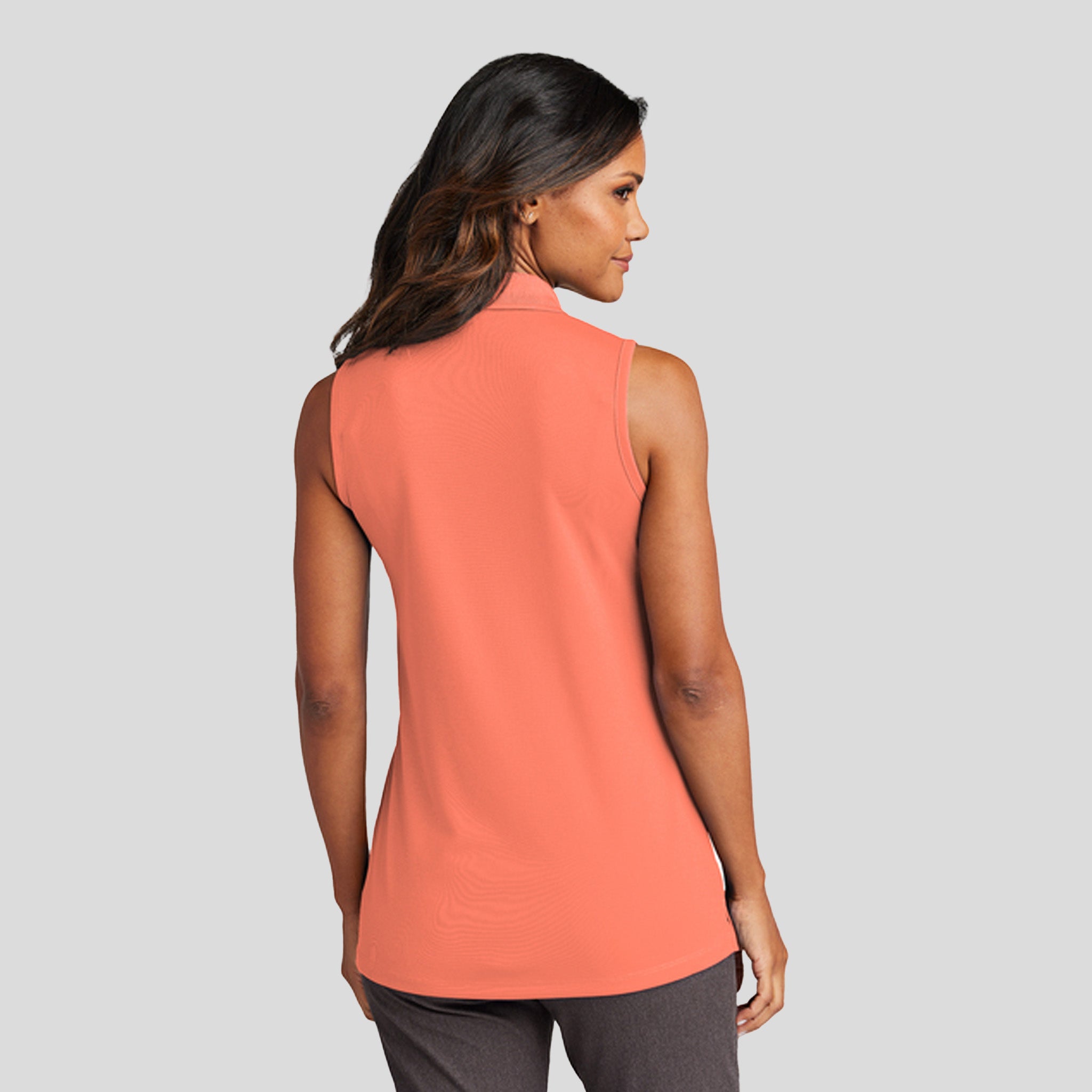 Women's Dry Zoneยฎ UV Micro-Mesh Sleeveless Polo | Coral Splash