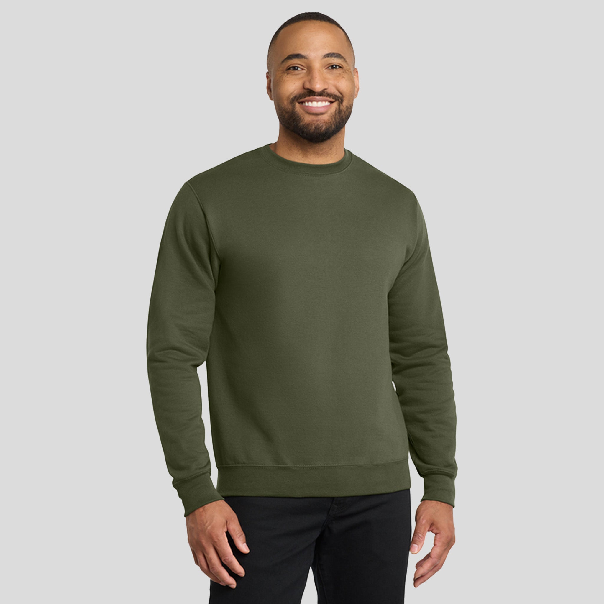 Core Fleece Crewneck Sweatshirt | Olive Drab Green
