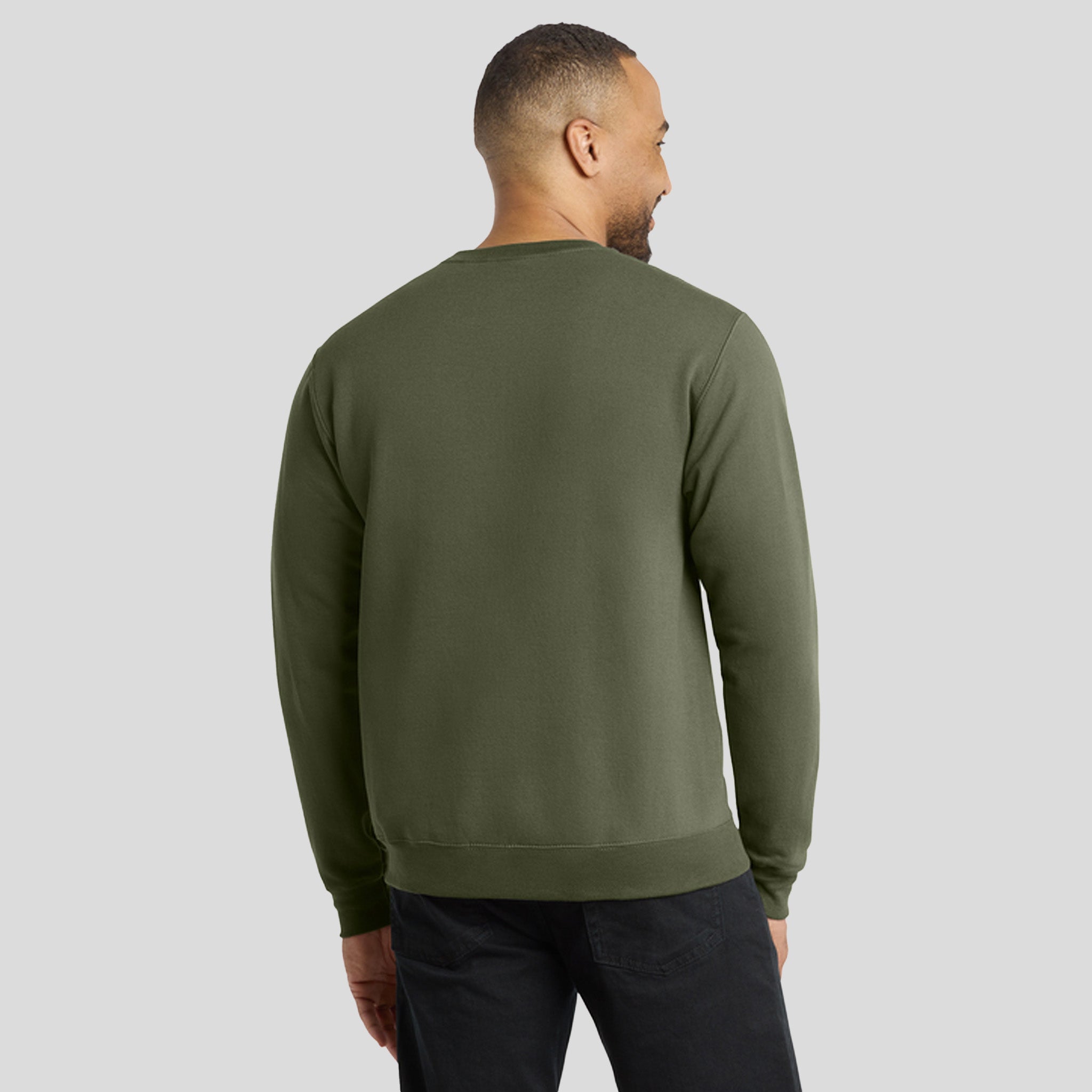 Core Fleece Crewneck Sweatshirt | Olive Drab Green