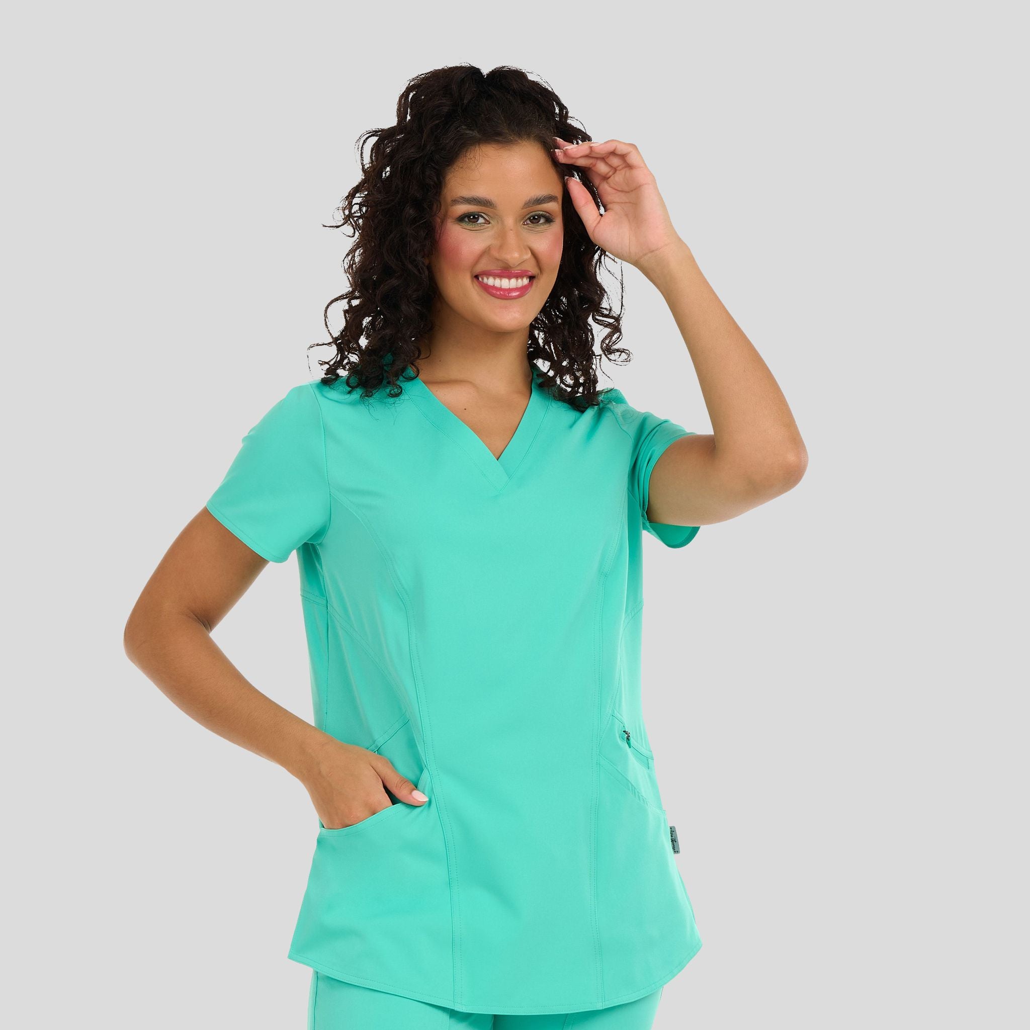 Ava Back Knit Top | Mint