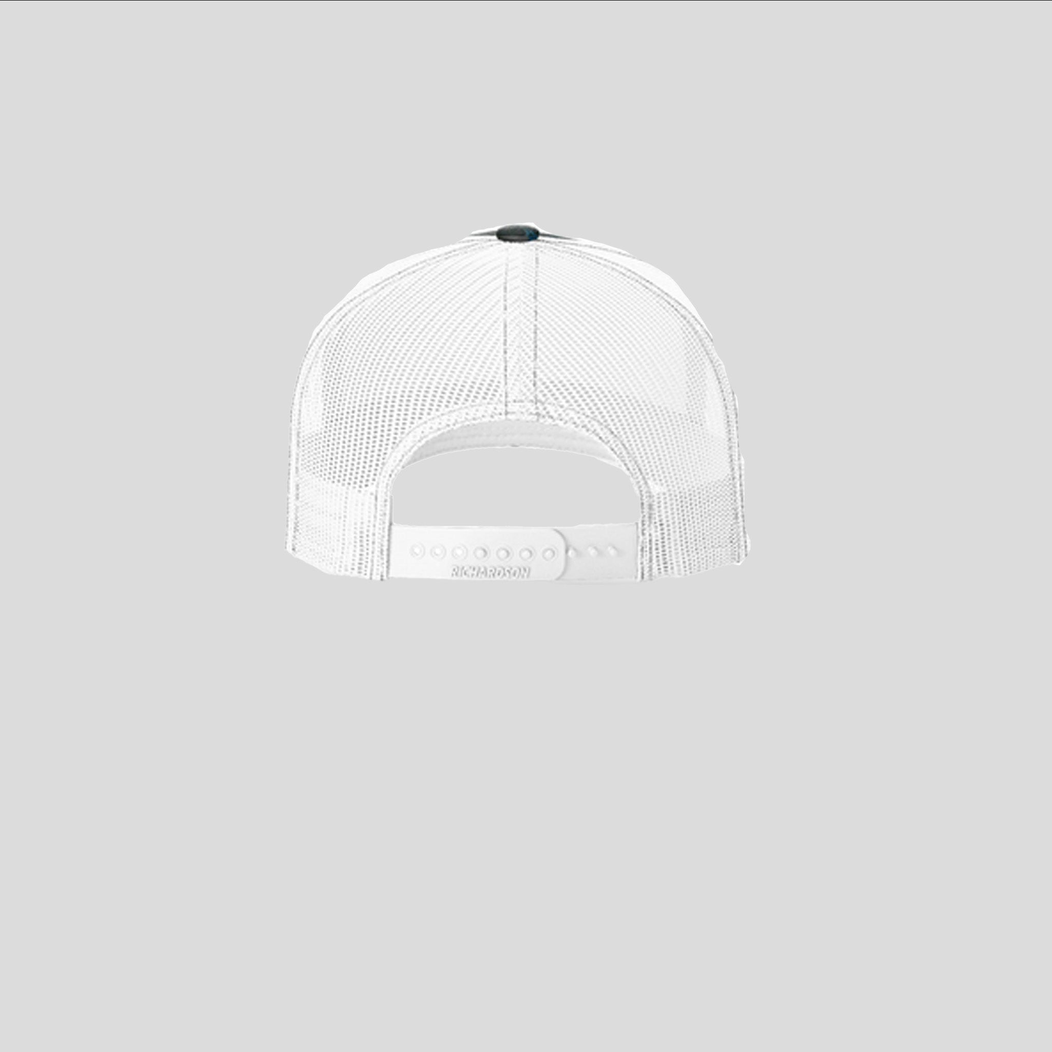 Printed Five-Panel Trucker Hat | Kryptek Neptune/White