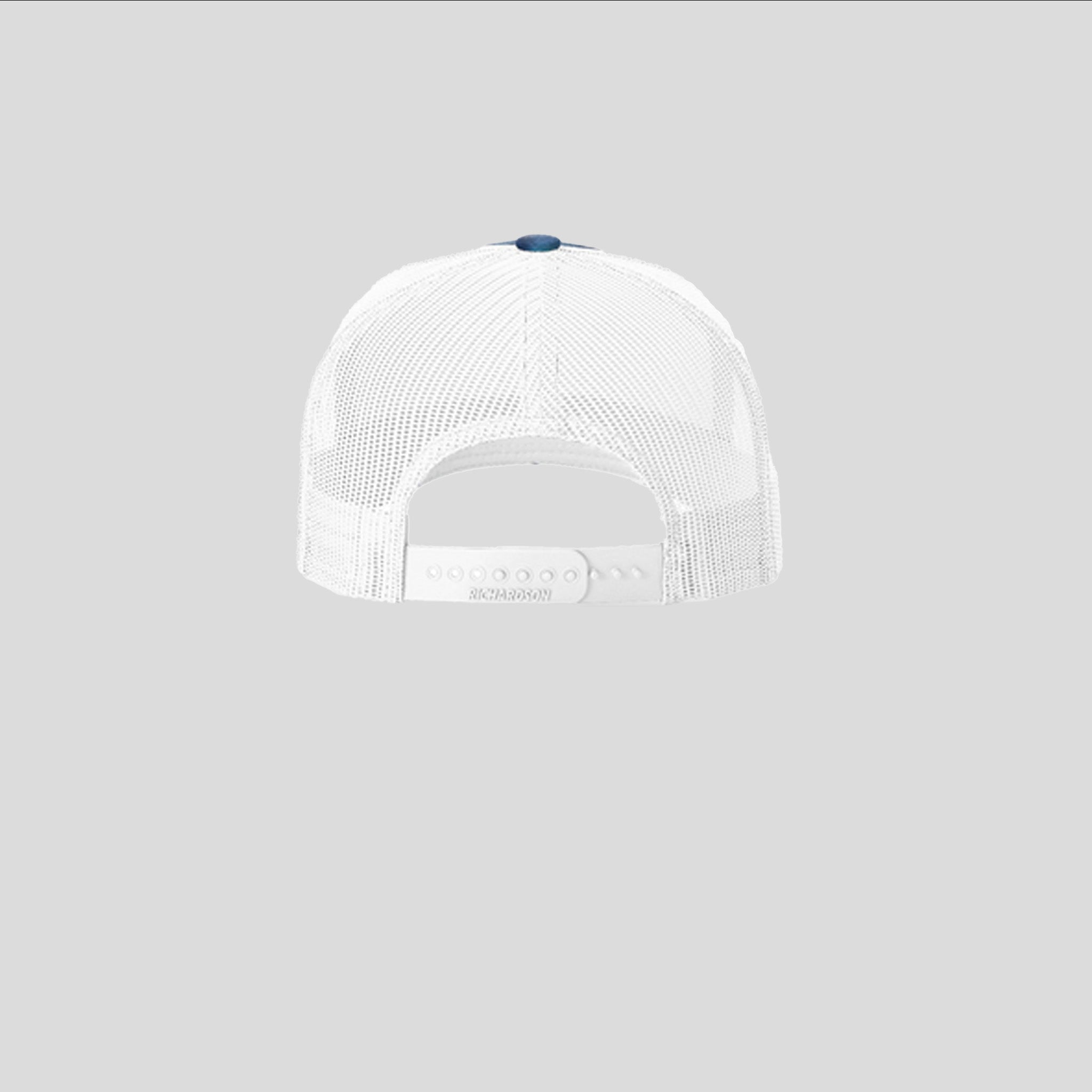 Printed Five-Panel Trucker Hat | Kryptek Pontus/White