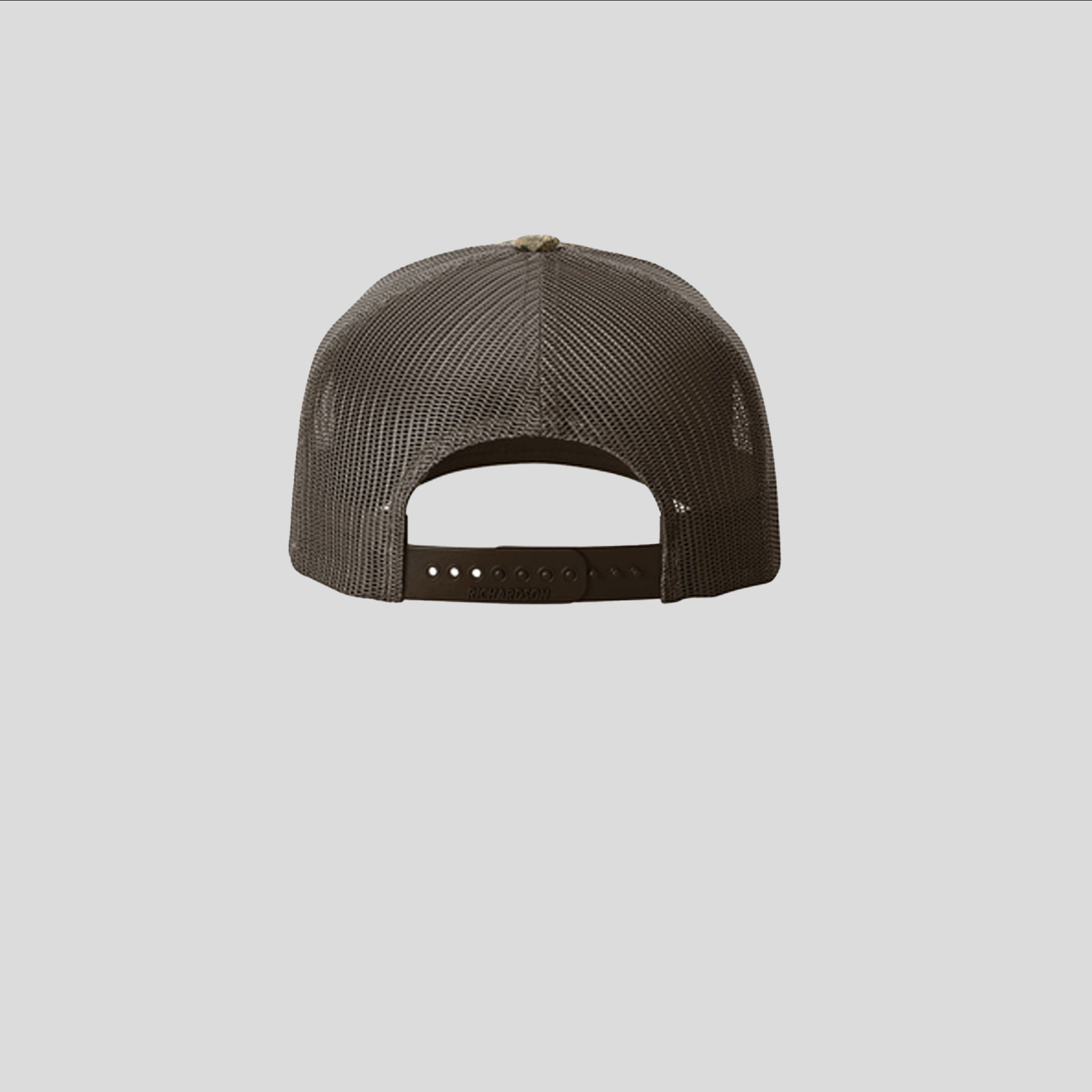 Printed Five-Panel Trucker Hat | Realtree Edge/Brown