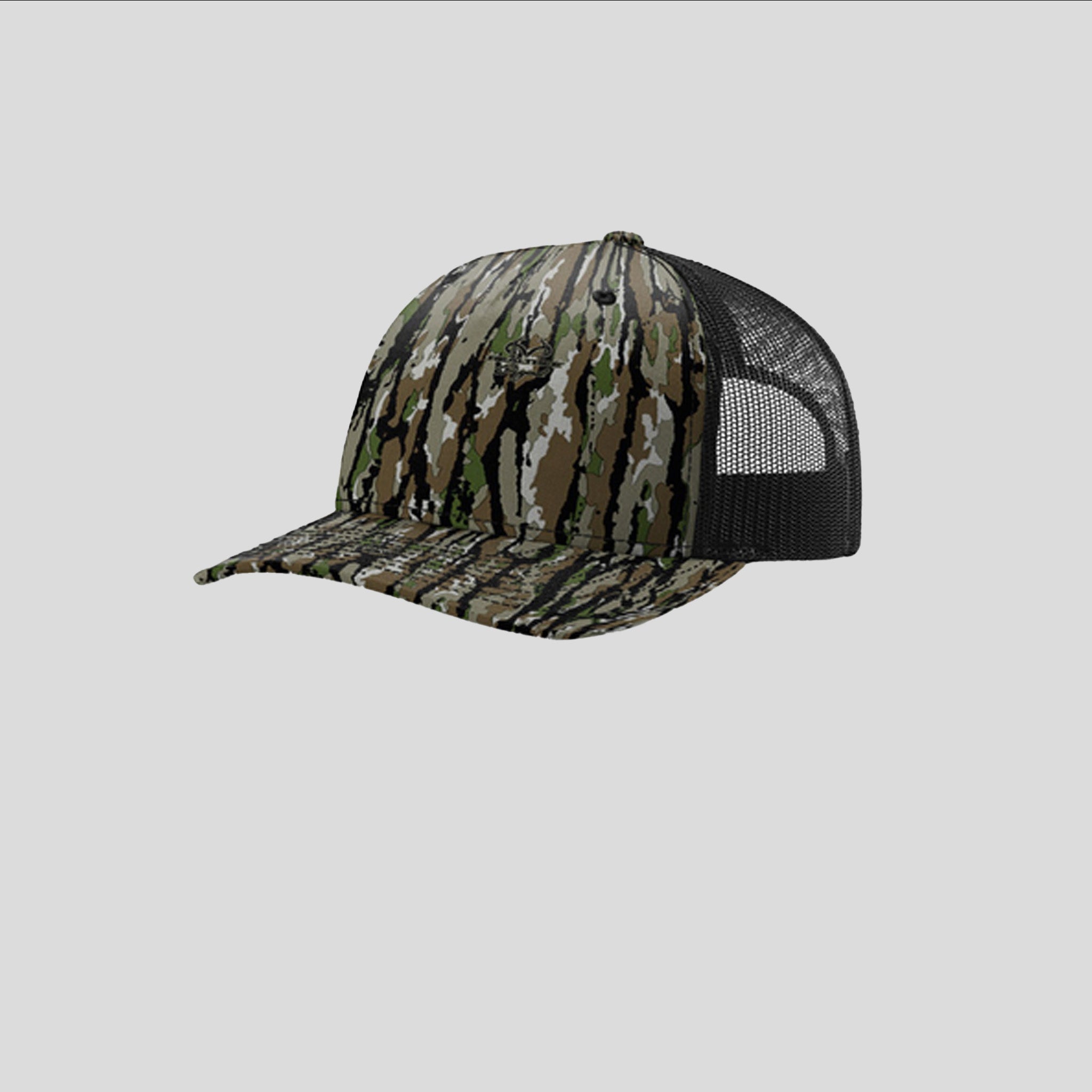 Printed Five-Panel Trucker Hat | Realtree Original/Black