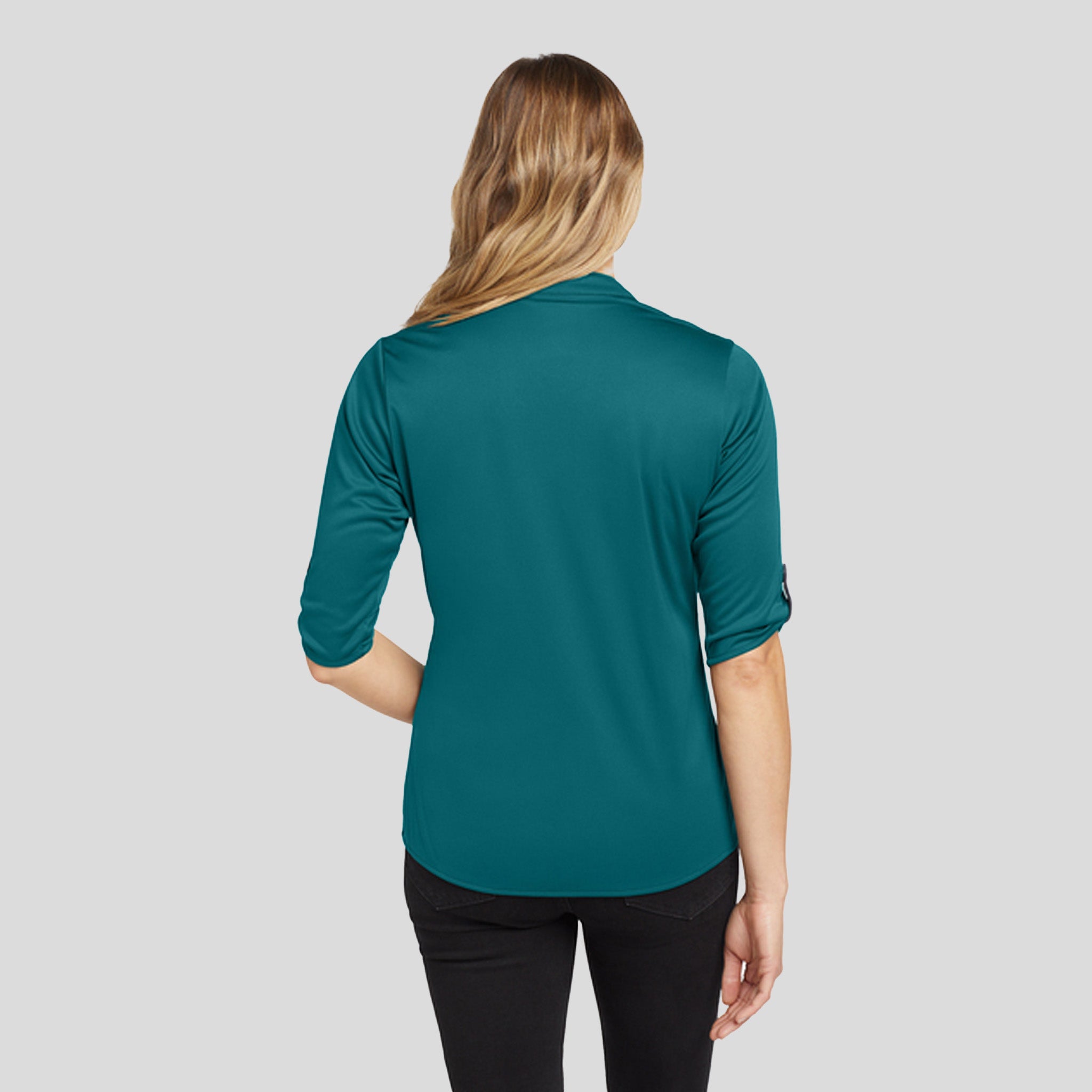 Crush Henley | Torque Teal