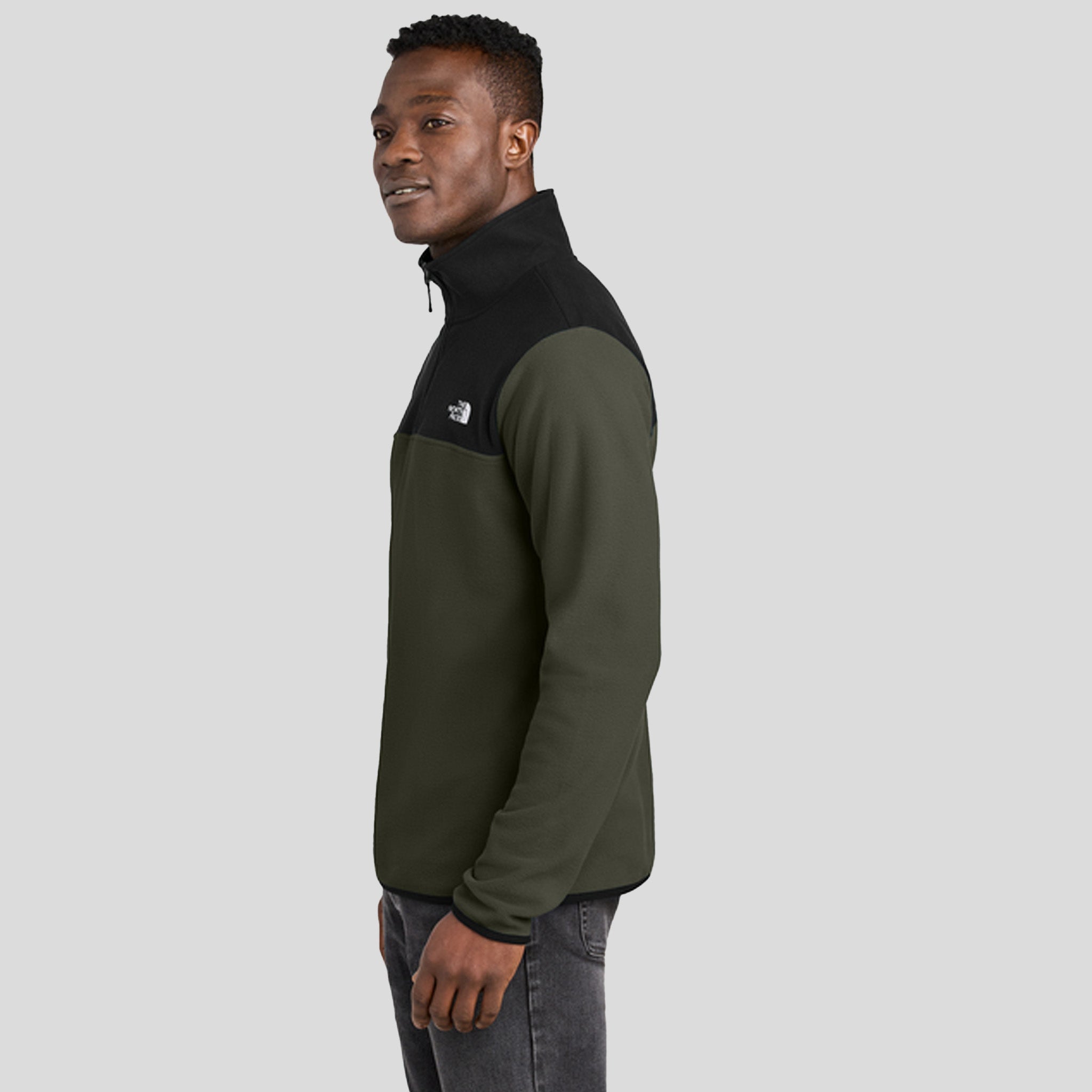 Glacier 1/4-Zip Fleece | New Taupe Green/TNF Black