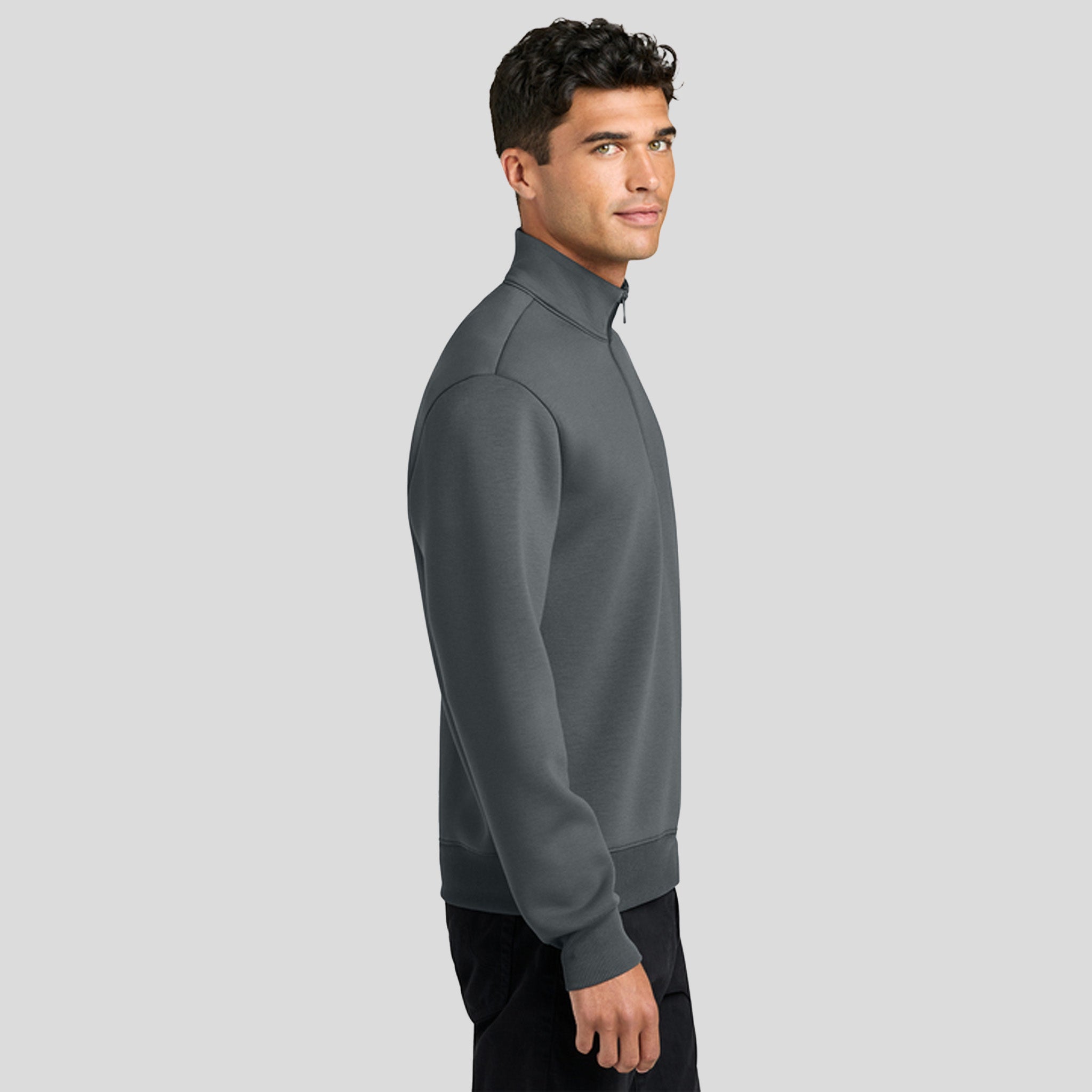 Soft Spacer 1/4-Zip | Storm Grey